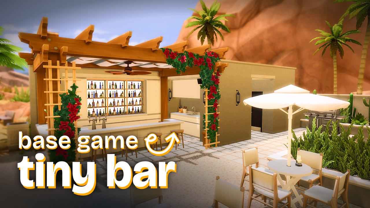 sims 4 base game desert bar